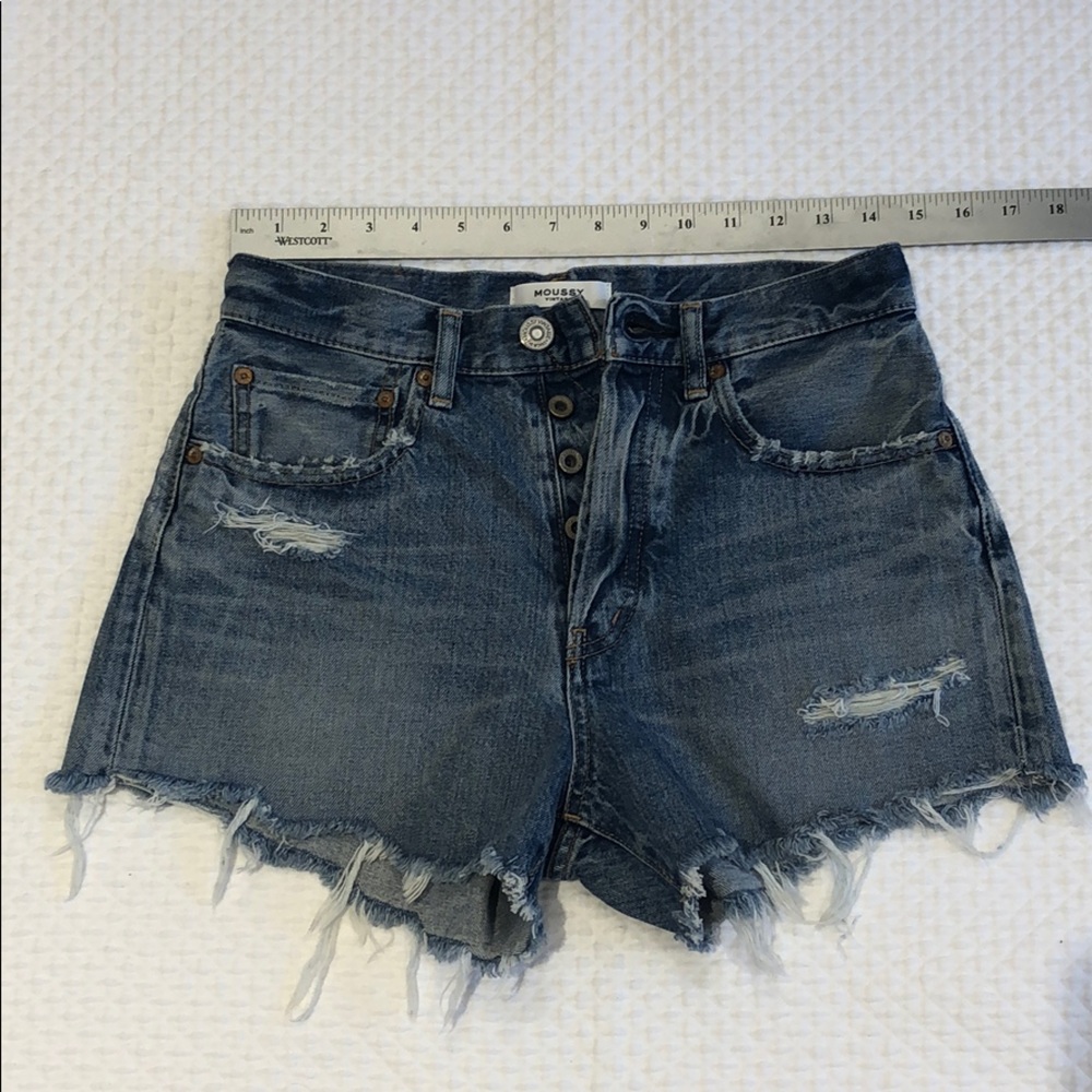 MOUSSY Vintage Denim Shorts 25